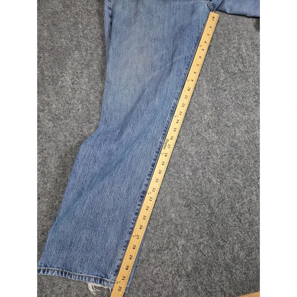 Vintage Levi's 501 Original Fit Jeans Mens 38x32 Blue Light Wash Straight Leg